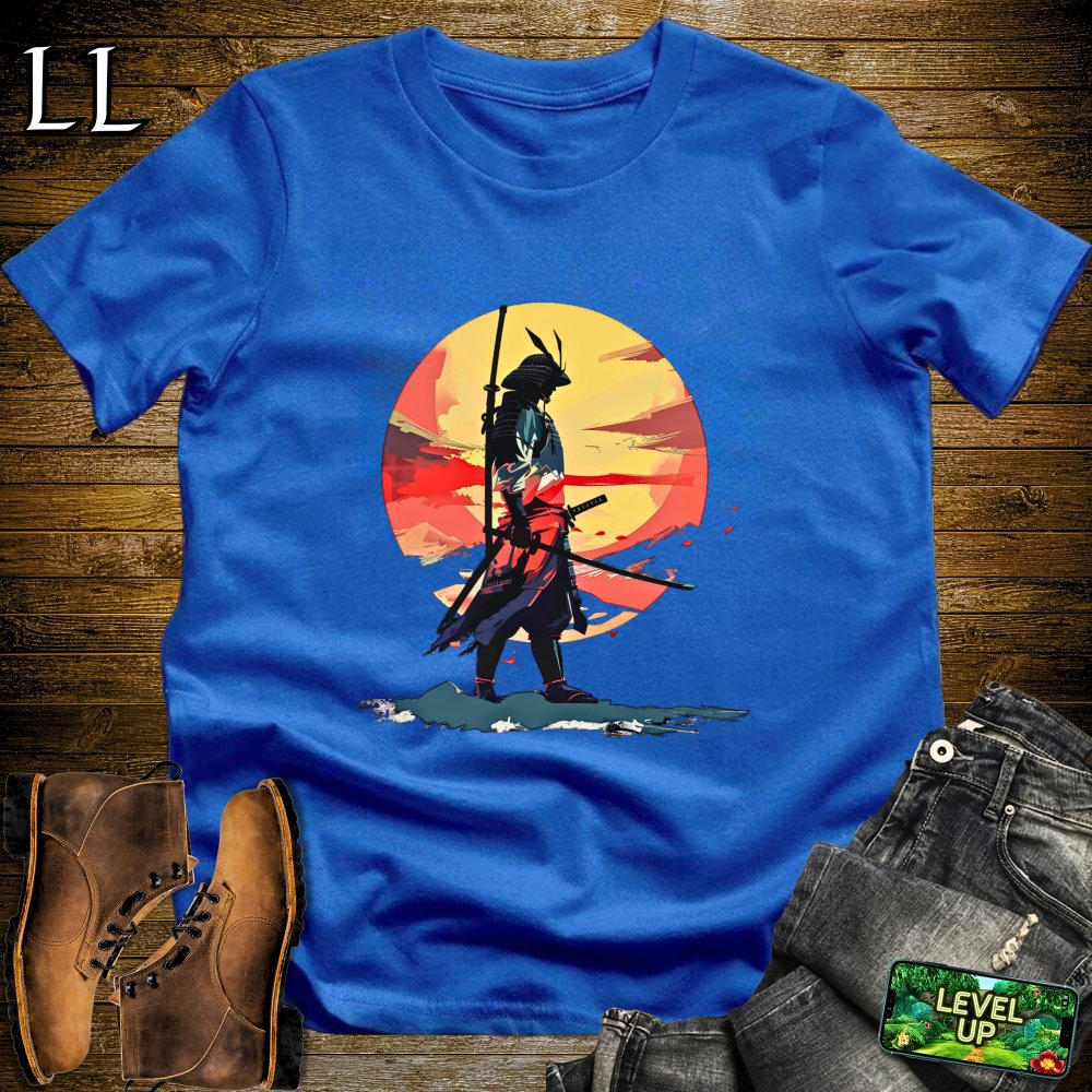 Dawn of the Samurai Softstyle Tee - Royal - LegacyLayers