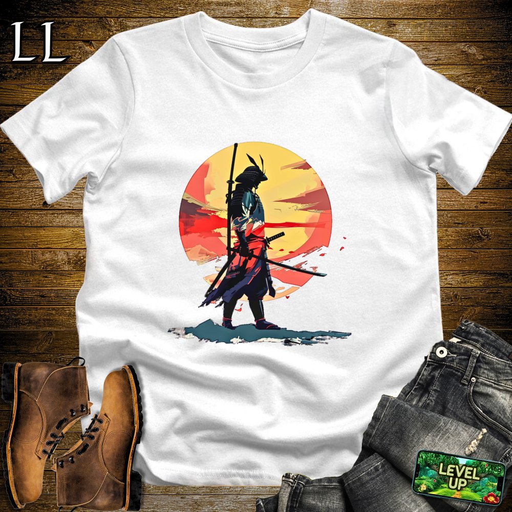 Dawn of the Samurai Softstyle Tee - White - LegacyLayers