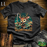 Deer Samurai Softstyle Tee Black | Samurai Tee