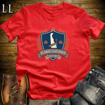 Delaware Cigar Smoker Shield T-Shirt Red | Cigar Crest Gift Tee
