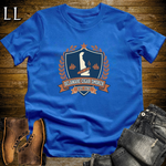 Delaware Cigar Smoker Shield T-Shirt Royal Blue | Cigar Crest Gift Tee