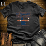 Delaware Cigar Smoker T-Shirt Black | Cigar Lover Gift Tee