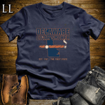 Delaware Cigar Smoker T-Shirt Navy | Cigar Lover Gift Tee