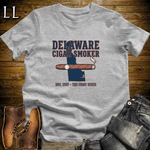 Delaware Cigar Smoker T-Shirt Sport Grey | Cigar Lover Gift Tee