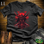 Demon Samurai Mask Softstyle Tee Black | Samurai Tee