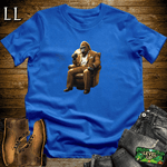 Desert Cigar Gorilla Royal Blue | Gorilla Graphic Tee Gift