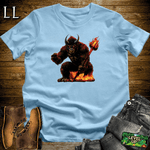 Devil Gorilla Light Blue | Edgy Character Tee