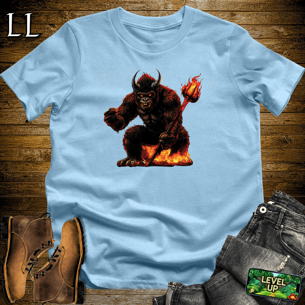 Devil Gorilla Light Blue | Edgy Character Tee