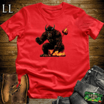 Devil Gorilla Red | Edgy Character Tee