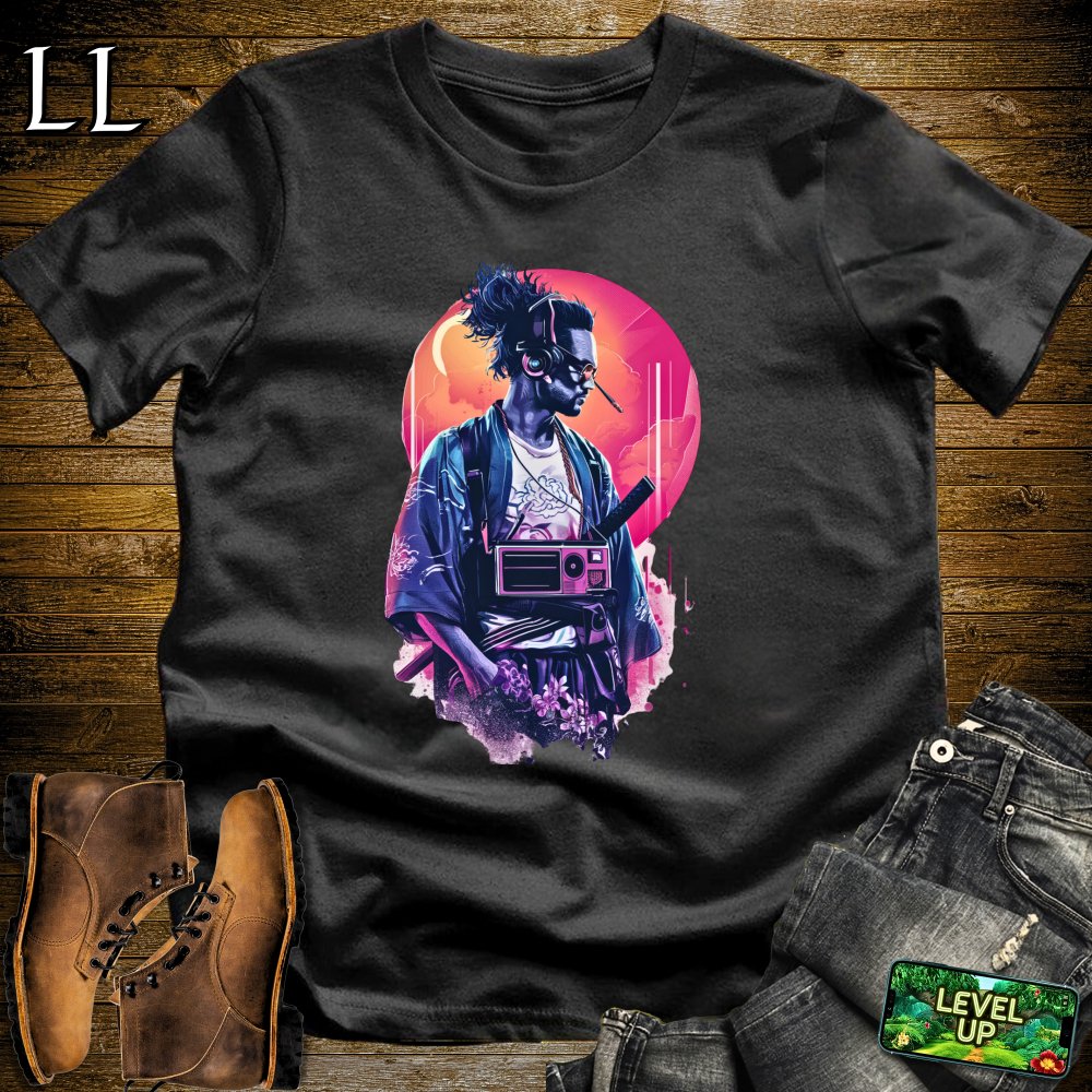 DJ Samurai Softstyle Tee Black | Samurai Tee