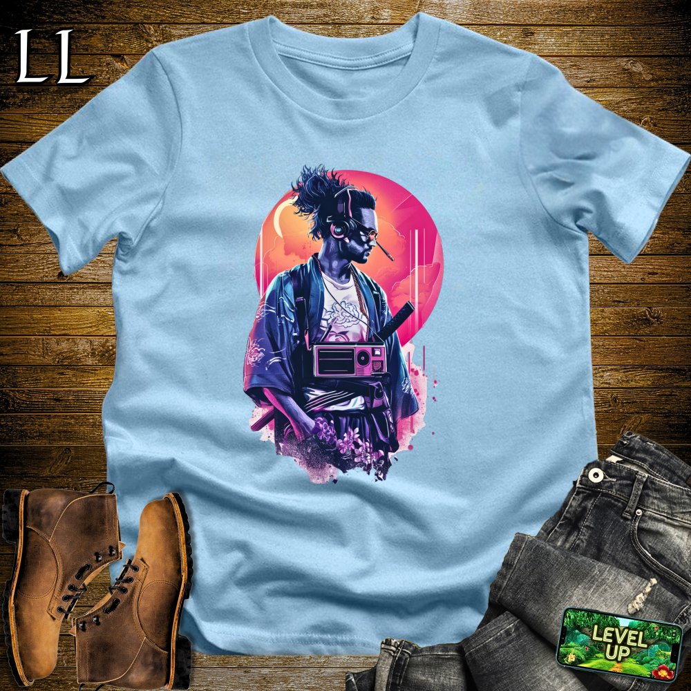 DJ Samurai Softstyle Tee Light Blue | Samurai Tee