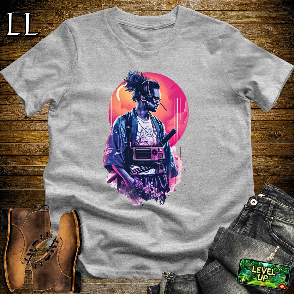 DJ Samurai Softstyle Tee Sport Grey | Samurai Tee