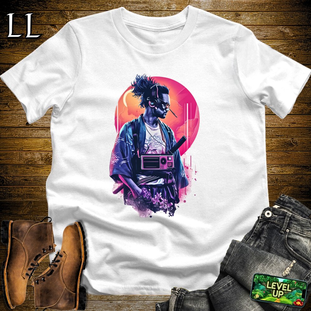 DJ Samurai Softstyle Tee White | Samurai Tee