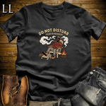 Do Not Disturb Cigar in Progress 1 T-Shirt Black | Funny Cigar Tee Gift