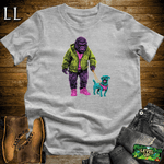Dog Walker Gorilla Softstyle Tee - Sport Grey - LegacyLayers