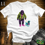 Dog Walker Gorilla Softstyle Tee - White - LegacyLayers