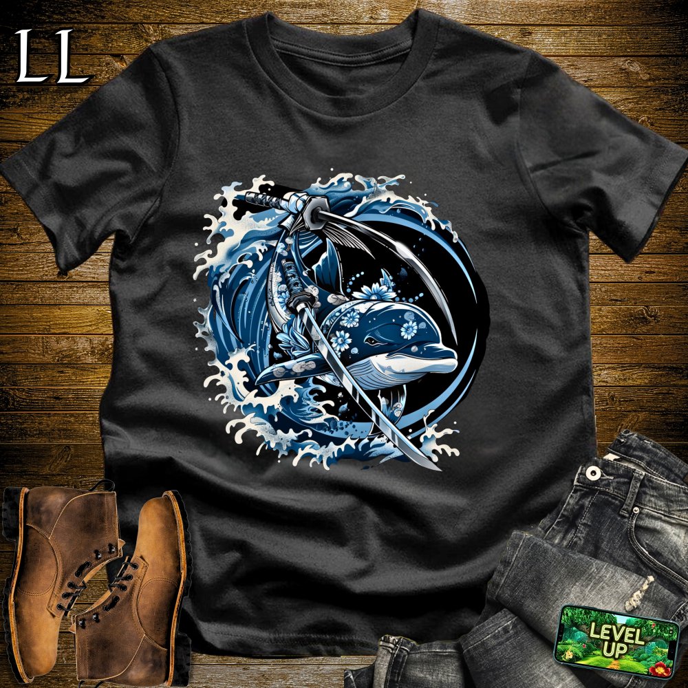 Dolphin Samurai Softstyle Tee Black | Samurai Tee
