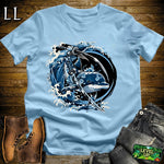 Dolphin Samurai Softstyle Tee Light Blue | Samurai Tee