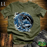 Dolphin Samurai Softstyle Tee Military Green | Samurai Tee