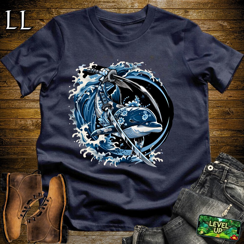 Dolphin Samurai Softstyle Tee Navy | Samurai Tee