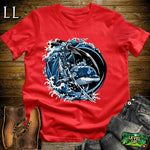 Dolphin Samurai Softstyle Tee Red | Samurai Tee