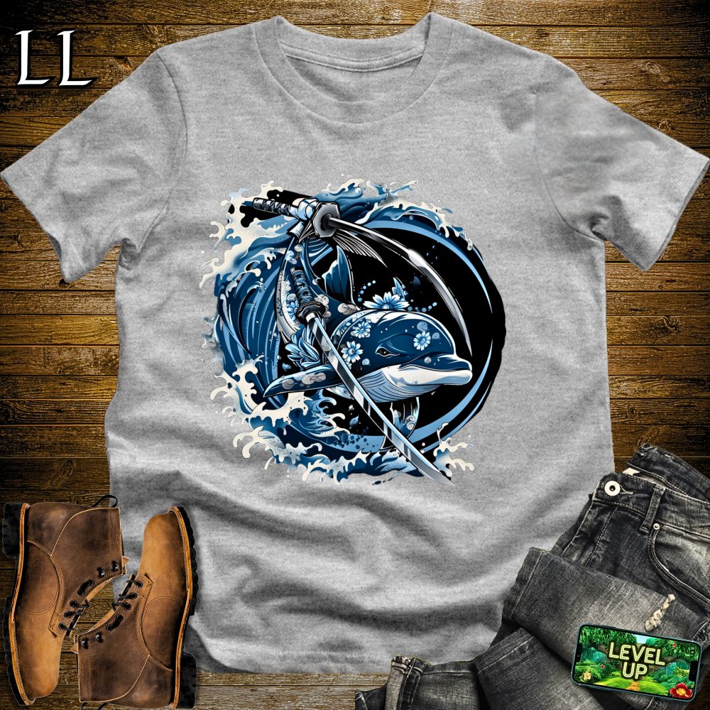 Dolphin Samurai Softstyle Tee Sport Grey | Samurai Tee