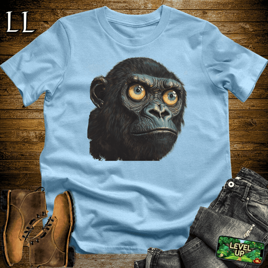 Dont Blink Gorilla Softstyle Tee - Light Blue - LegacyLayers