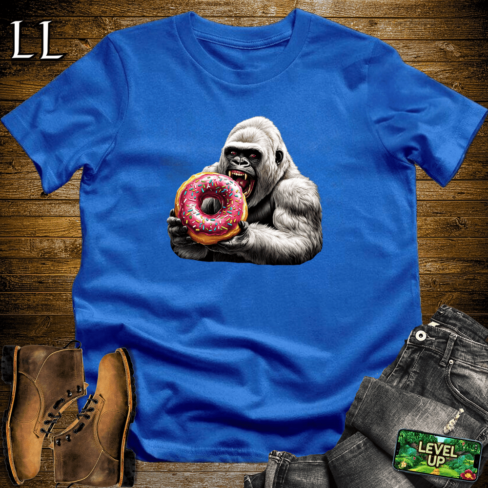 Donut Gorilla Royal | Funny Food Lover Tee