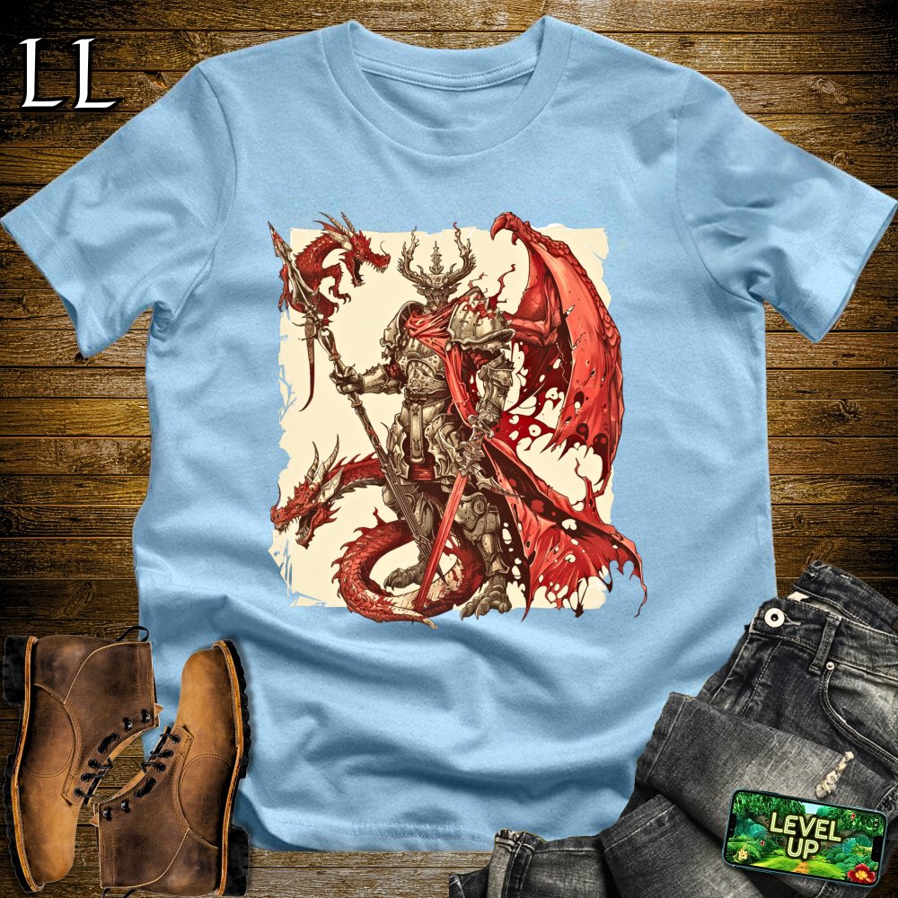 Dragon WarLord Softstyle Tee - Light Blue - LegacyLayers