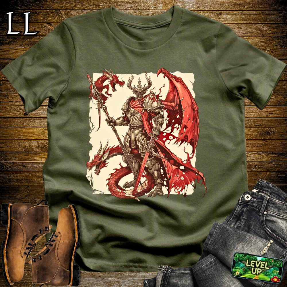 Dragon WarLord Softstyle Tee - Military Green - LegacyLayers