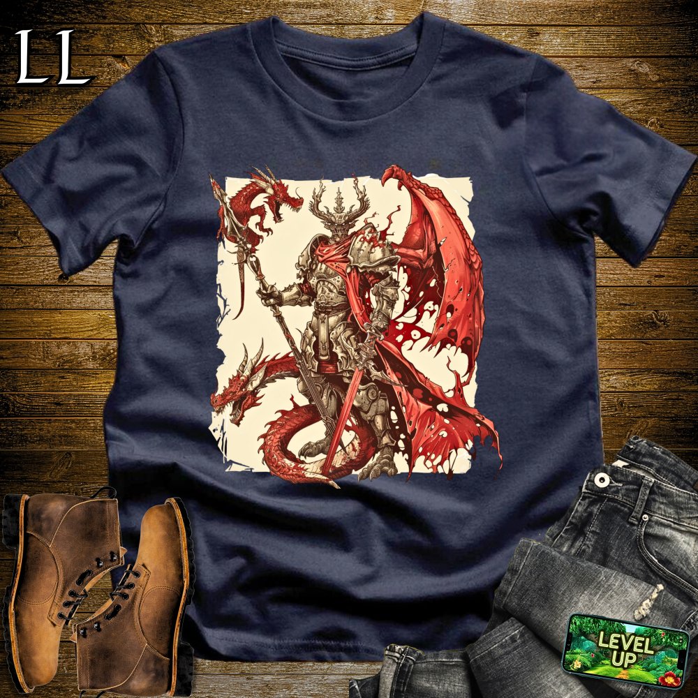 Dragon WarLord Softstyle Tee - Navy - LegacyLayers