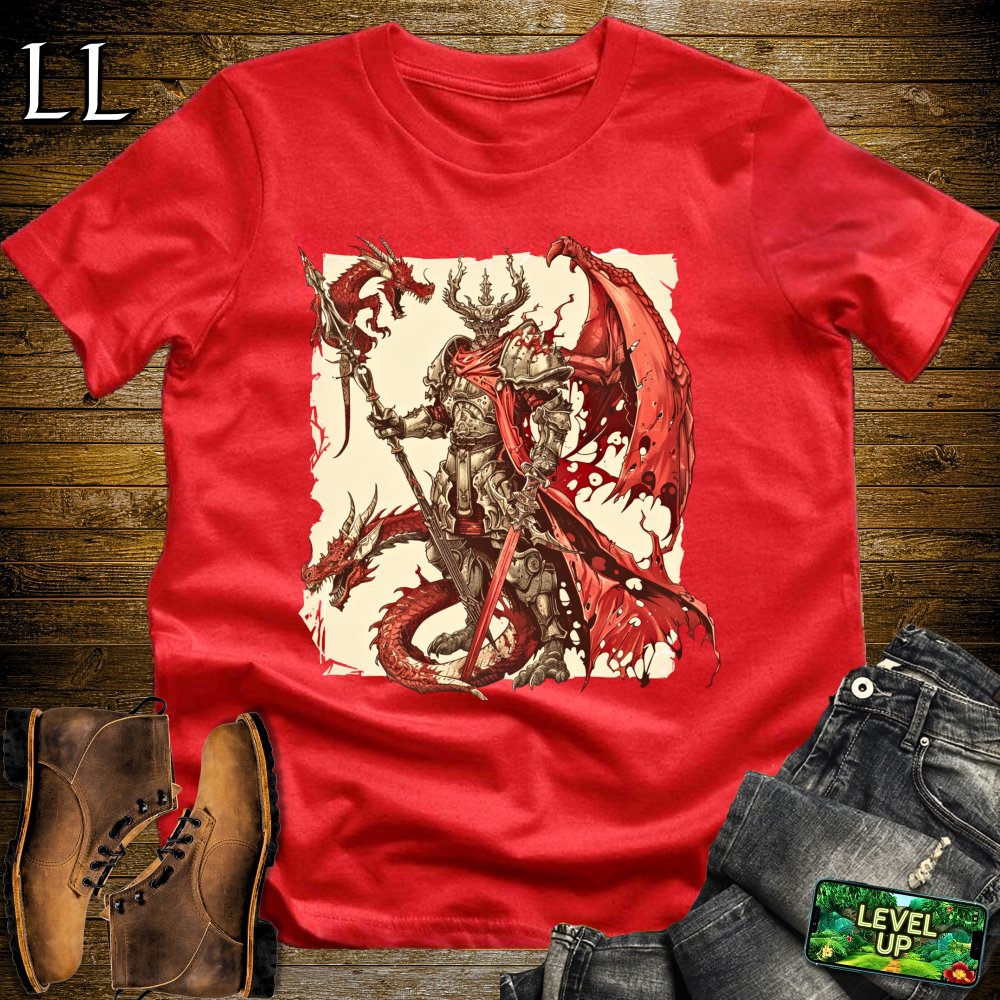 Dragon WarLord Softstyle Tee - Red - LegacyLayers