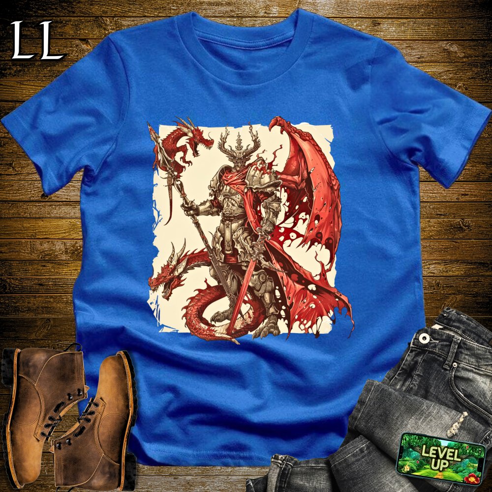 Dragon WarLord Softstyle Tee - Royal - LegacyLayers