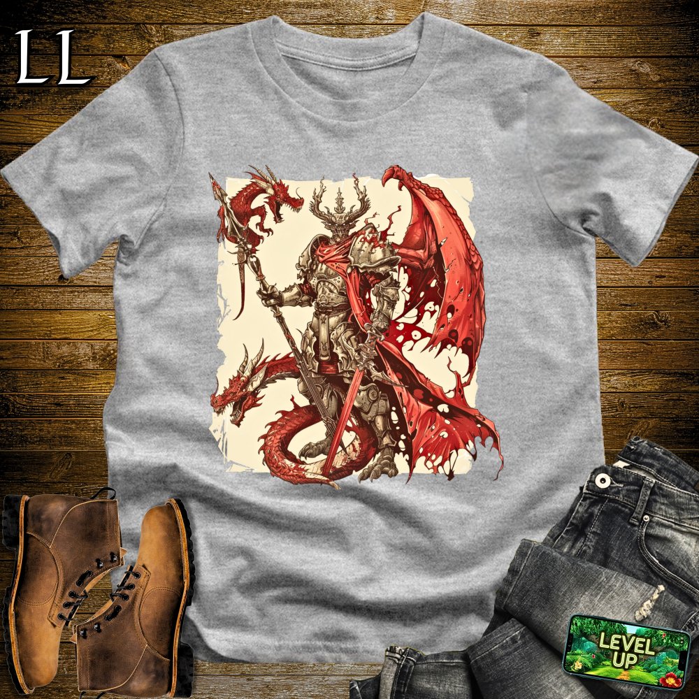 Dragon WarLord Softstyle Tee - Sport Grey - LegacyLayers