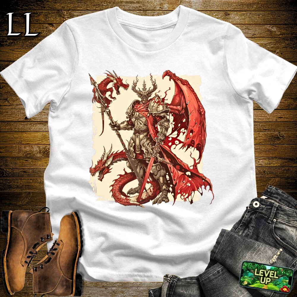 Dragon WarLord Softstyle Tee - White - LegacyLayers