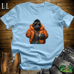 Drip Lord Cigar Gorilla Light Blue | Gorilla Graphic Tee
