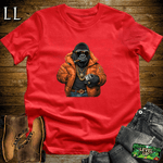Drip Lord Cigar Gorilla Red | Gorilla Graphic Tee