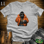 Drip Lord Cigar Gorilla Sport Grey | Gorilla Graphic Tee
