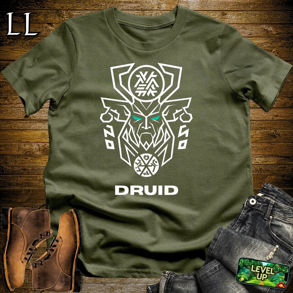 Druid Softstyle Tee - Military Green - LegacyLayers