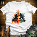 Dueling Samurai Softstyle Tee White | Samurai Tee