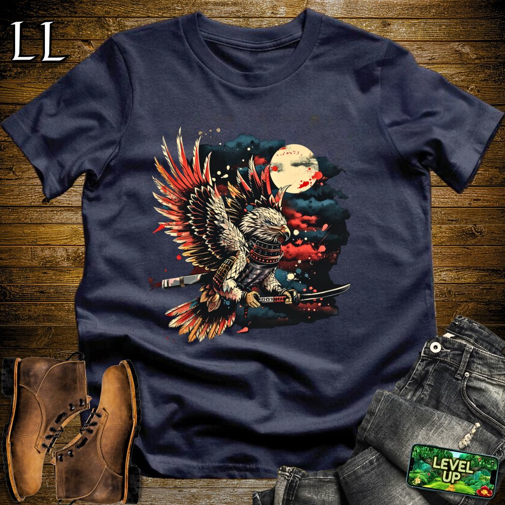 Eagle Samurai Softstyle Tee - Navy - LegacyLayers