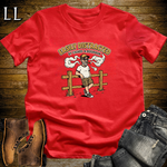 Easily Distracted by Cigars and Bourbon 2 T-Shirt Red | Cigar And Bourbon Gift Tee