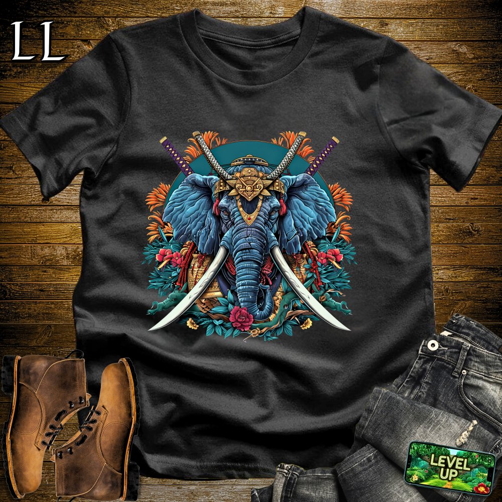 Elephant Samurai Softstyle Tee Black | Samurai Tee