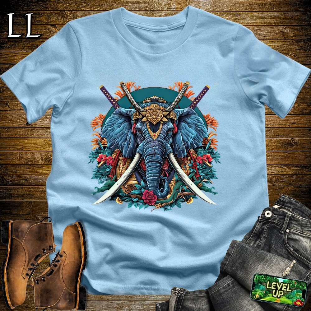 Elephant Samurai Softstyle Tee Light Blue | Samurai Tee