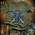 Elephant Samurai Softstyle Tee Military Green | Samurai Tee