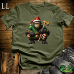 Elf Gorilla Softstyle Tee - Military Green - LegacyLayers