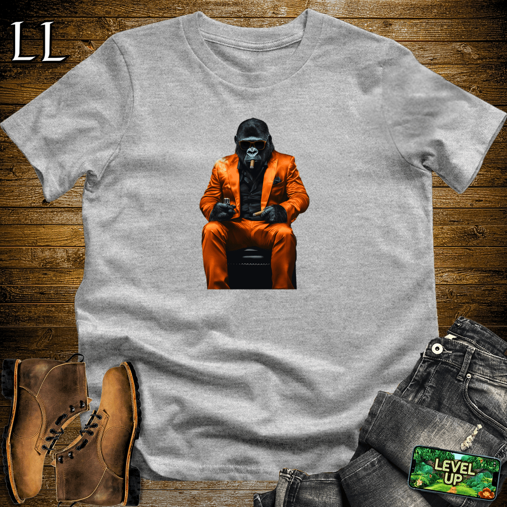 Ember Don Cigar Gorilla Sport Grey | Gorilla Graphic Tee
