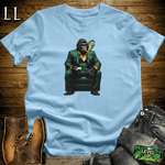 Emerald Boss Cigar Gorilla Light Blue | Gorilla Graphic Tee