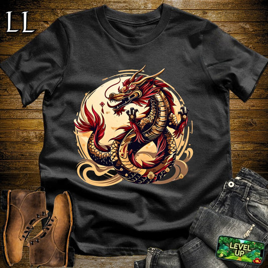 Emperor Dragon Softstyle Tee - Black - LegacyLayers