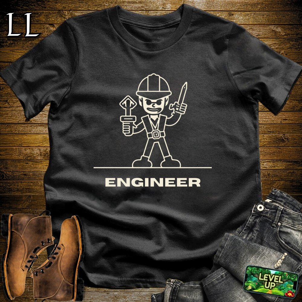 Engineer Softstyle Tee - Black - LegacyLayers